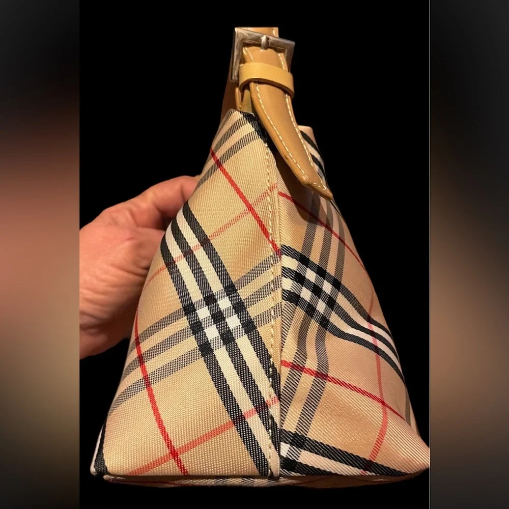 Burberry Vintage Blue Label Nova Check Purse Bag - Picture 4 of 9